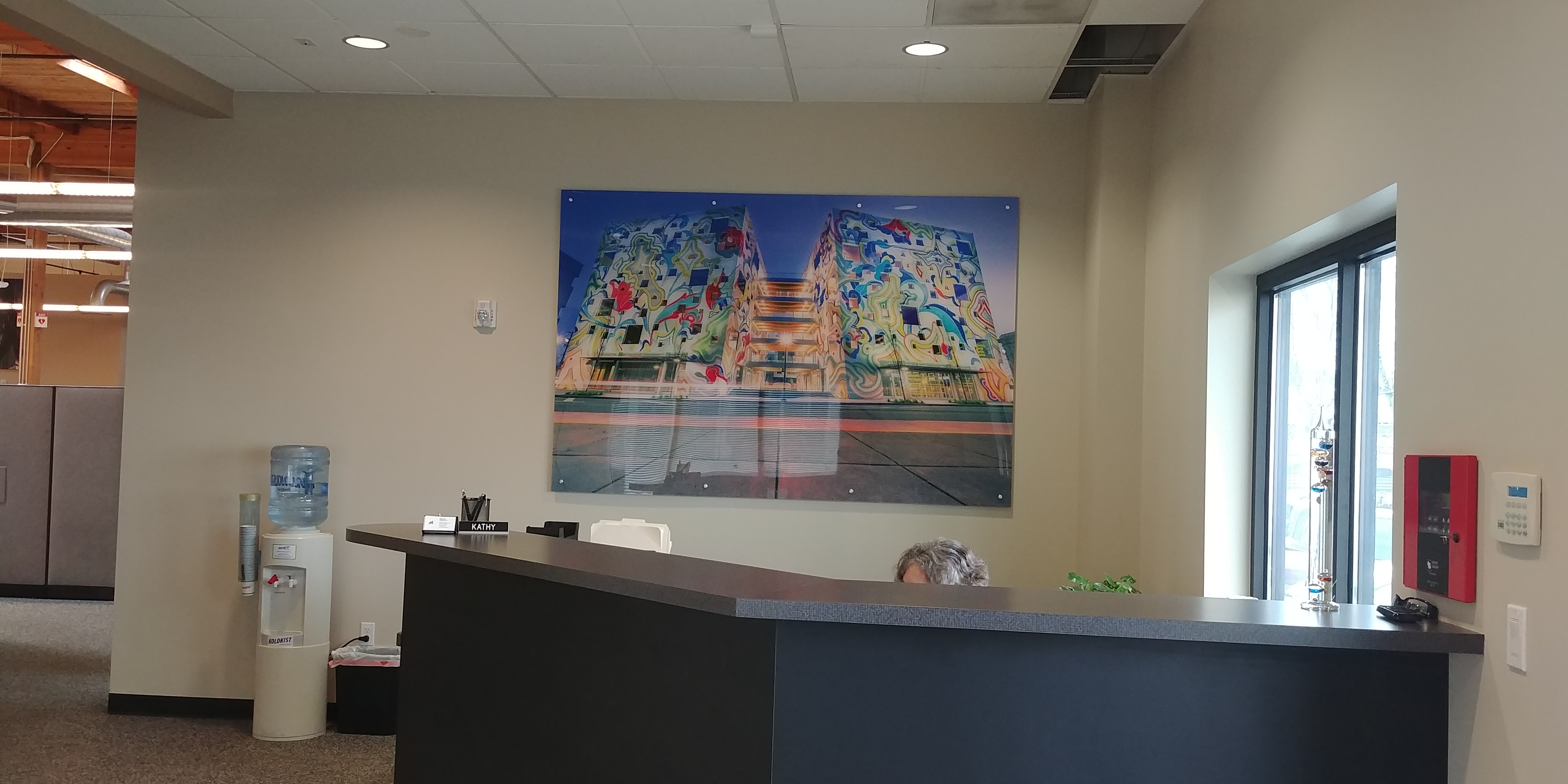 Plexiglas art Lobby Brand Poster